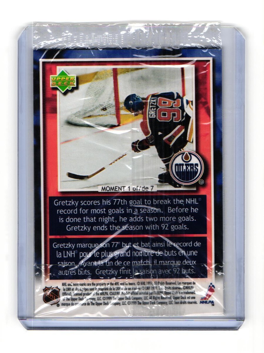 1999-00 Post Upper Deck Wayne Gretzky Moment 1 of 7 SKU#16374 | eBay