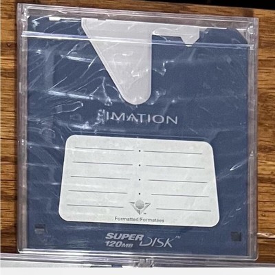 Imation SuperDisk 120MB LS-120 Diskettes 3M New SEALED Floppy Disc 7 Total