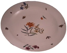Antique 18thC Meissen Porcelain Klinger Shadow Flower Bug Dish Porzellan Schale