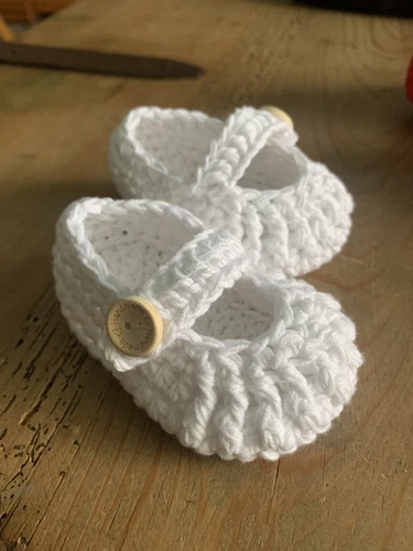 Bebé Zapato Blanco 0/3 Meses Zapato Algodón Recién Nacido Primeros Meses Nuevo