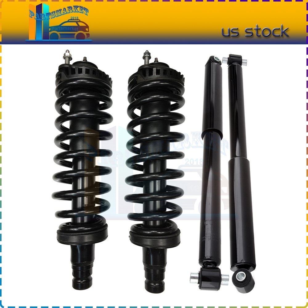 For 200206 Chevrolet Trailblazer EXT Front Struts Spring + Rear Shock