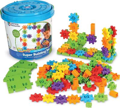 Learning Resources Gears! Gears! Gears! Super Building Toy Set, STEM Toys, Toys,