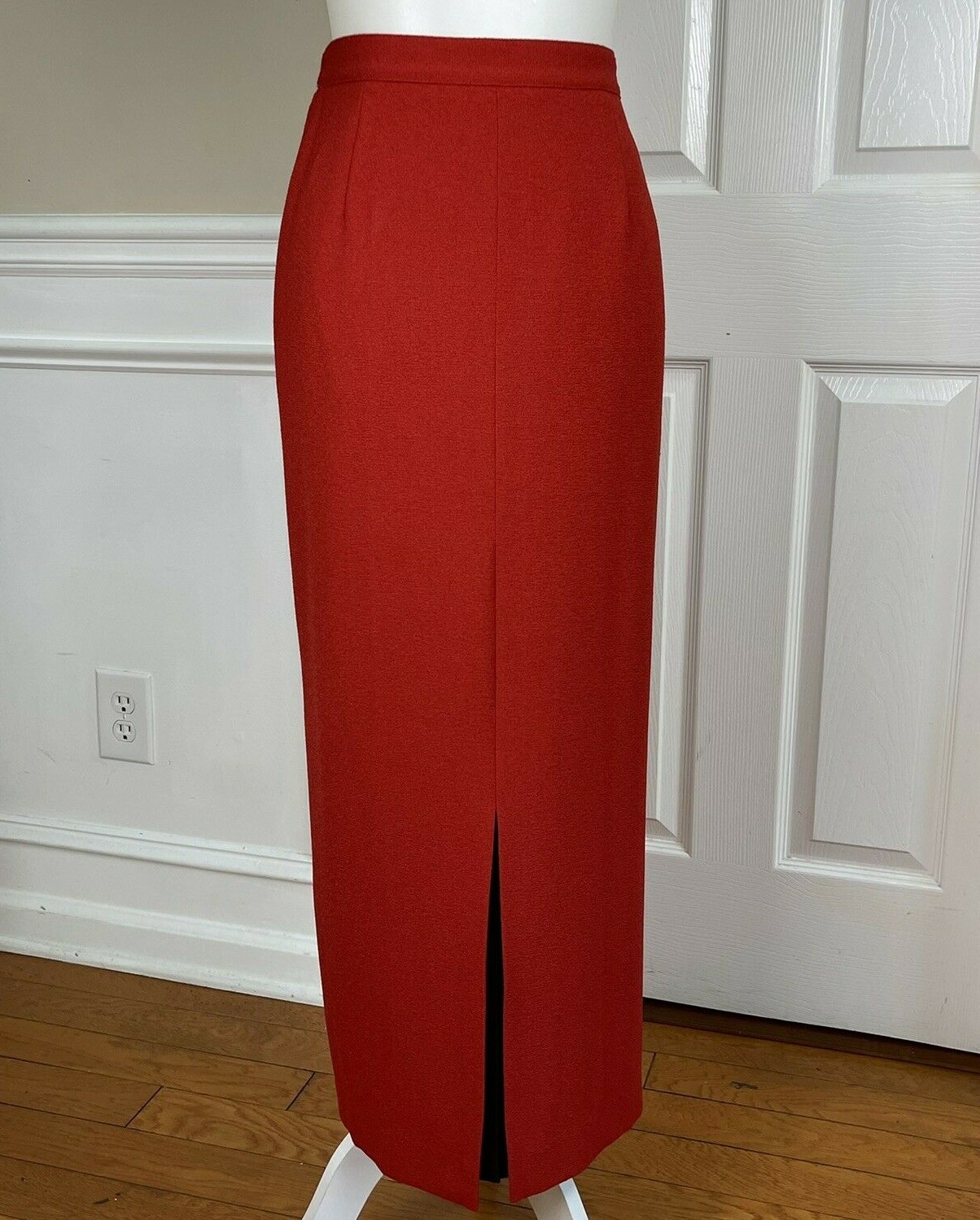 SAG HARBOR 2PC Orange Polyester Lined Collarless … - image 8