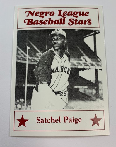 Satchel Paige #10 1986 Fritsch Negro League Baseball Stars card