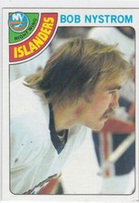78/79 TOPPS...BOB NYSTROM...CARD # 153...ISLANDERS...FREE COMBINED SHIP