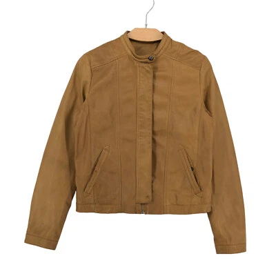 MASSIMO DUTTI Damen Kunstlederjacke Mantel Größe M - Bild 1 von 4