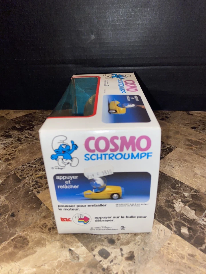 MEGA RARO 1983 PEYO PITUFO VIAJERO ESPACIAL CAJA FRANCESA NUEVO COSMO SCHTROUMPF Foto 4 de 4