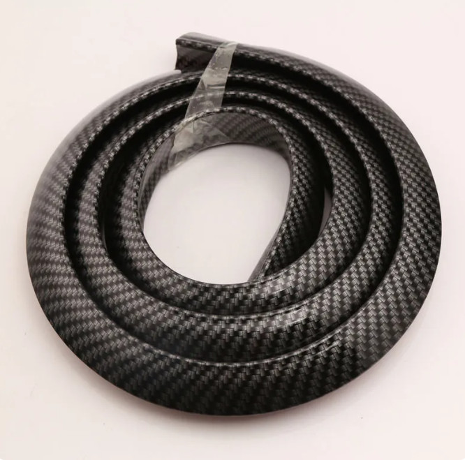 - Senza marca/Generico - - 150 Cm Paraurti Universale per Ruote Auto in Gomma Carbonio Fendinebbia Trim - Miniatura 6