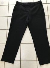 Theory Women's Solid Black Trecca Cropped Trouser Dress Pants M