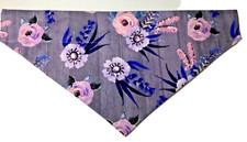 Floral Large Over the Collar Dog Bandana Pet Fashion Accessory