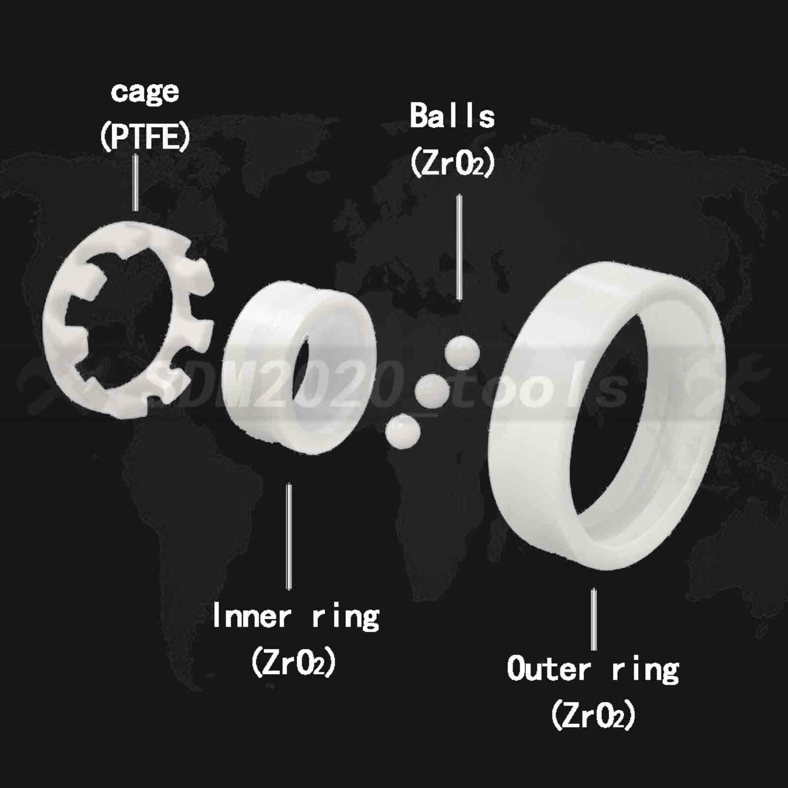 Wuxun-Zhou ZrO2 A Sfere Di Precisione In Ceramica Allentati Balls - Foto 5