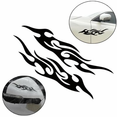 300x60mm Waterproof Fire Modeling Pattern Emblem Graphics Decal Sticker DJC A