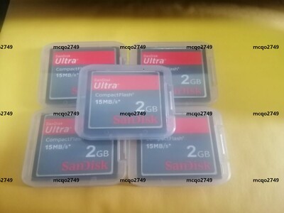 5PCS  sandisk  2GB  Ultra 15MB/S CF Memory CARD compact flash card