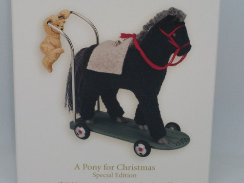 Hallmark 2008 A Pony for Christmas - Repintado - Edición especial limitada - Nuevo en caja - Imagen 2 de 19