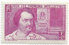 France, 1940 - Balzac / chomeurs, n°463 - Livraison 0€ dès 5 lots groupés