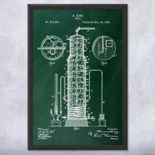 Distillery Still Patent Wall Art: Pub Decor, Home Bar Art, Bartender Gift