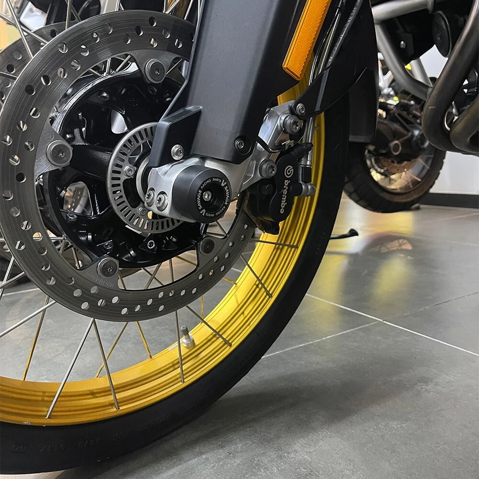 CNC Axle Slider Wheel Fork Protector Front For BMW R1200RS/R 15-18 R1250RS/R 23 - Изображение 4 из 4