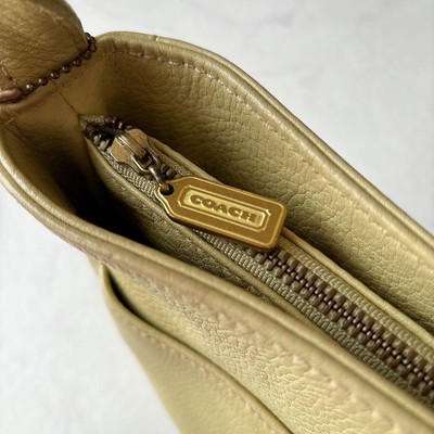 Vintage Coach 4924 Sonoma Pocket Zip Shoulder Bag Leather