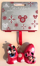 BNWT Disney Minnie Mouse Bow Sketchbook Christmas Tree Holiday Ornament