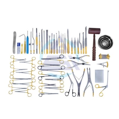 Major Rhinoplasty Gubisch Set of 57 Pieces, Rhinoplasty Reconstructive Surgery