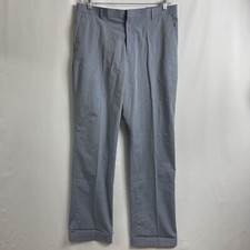 Banana Republic Tailored Fit Dress Pants Mens 36 X 34 Blue Pin Stripe New