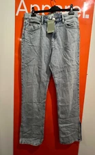 H&M Jeans, Straight, High Waist, Full Length, Blue, Size 14, RRP £30, BNWT, B21,