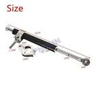 330mm Black Motorcycle Aluminum Steering Damper 6 way Adjust Stabilizer US Stock