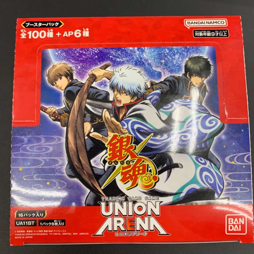 BANDAI UNION ARENA Booster Pack Gintama [UA11BT] x16packs in box