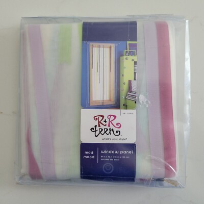 2004 Restore & Restyle Teen Nylon Mod Mood Window Panel - 84'' x 42'' - NEW NIP