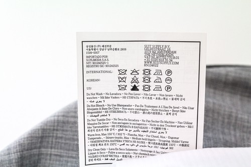 SUITSUPPLY Havana Patch Men Suit UK38R Grey Melange Slim 2-Piece Wool S120s - Picture 14 of 16