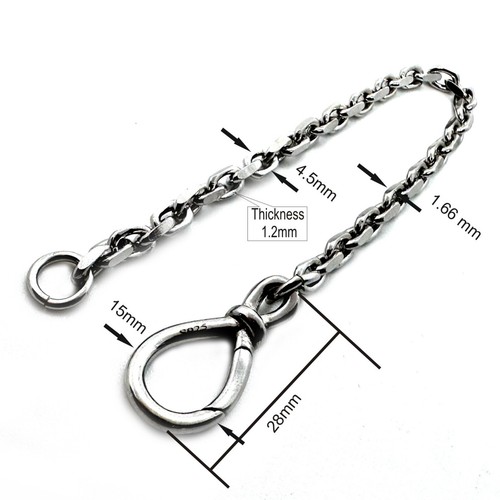 925 Sterling Silber Kühn Unendlichkeit Knoten Bettelkette Armband - Mehrere Größen - Bild 3 von 7