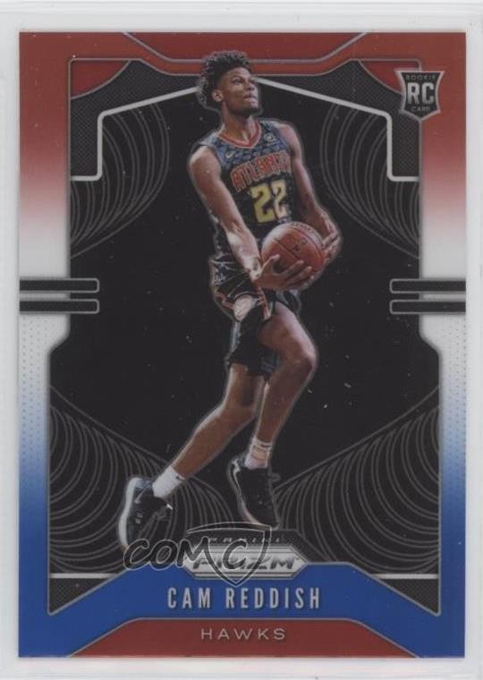 2019-20 Panini Prizm Rookie Red White & Blue Prizm Cam Reddish #256 1d0h