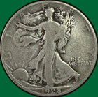 1928-S Walking Liberty Half Dollar Very Good VG Coin #37447