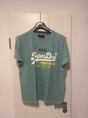 Superdry T-Shirt Größe XXL Hellgrün Top Zustand