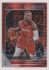 2019 Panini NBA Hoops Premium Stock Box Set Red Pulsar Prizm Damian Lillard 0w30