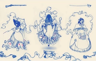James Jean SOUTHERN BELLE Druck 30x40cm ungerahmt