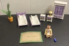 Playmobil 5325 Vintage Victorian Mansion Adult Purple Bedroom Incomplete