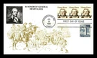 US COVER GENERAL HENRY KNOX GREAT AMERICANS FDC COMBO KMC VENTURE