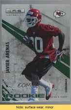 2010 Panini Rookies & Stars Longevity Rookie Emerald 7/10 Javier Arenas READ 0b5