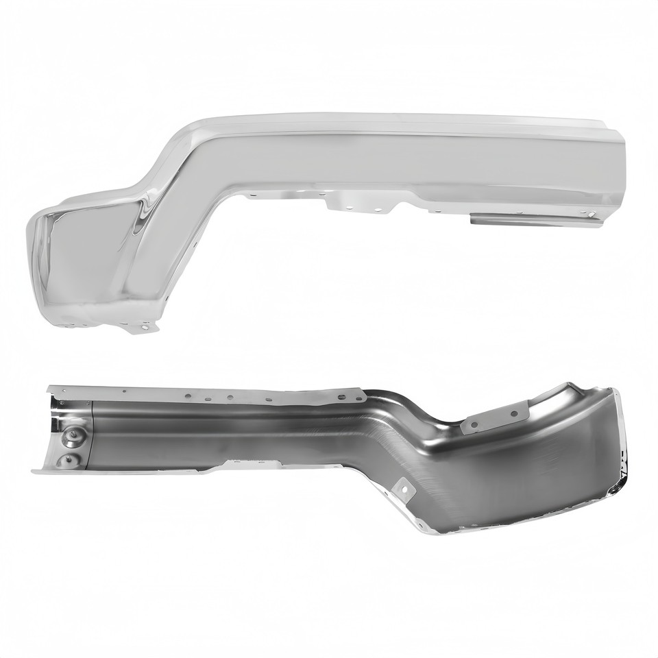 Chrome Front Bumper W/O Sensor Hole For 2022-2025 Chevy Silverado 1500 ...