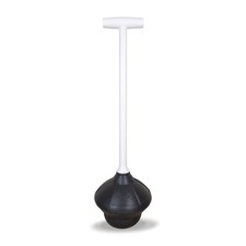 Korky Toilet Plunger - Fits All Bowl Shapes - Clears Common Clogs