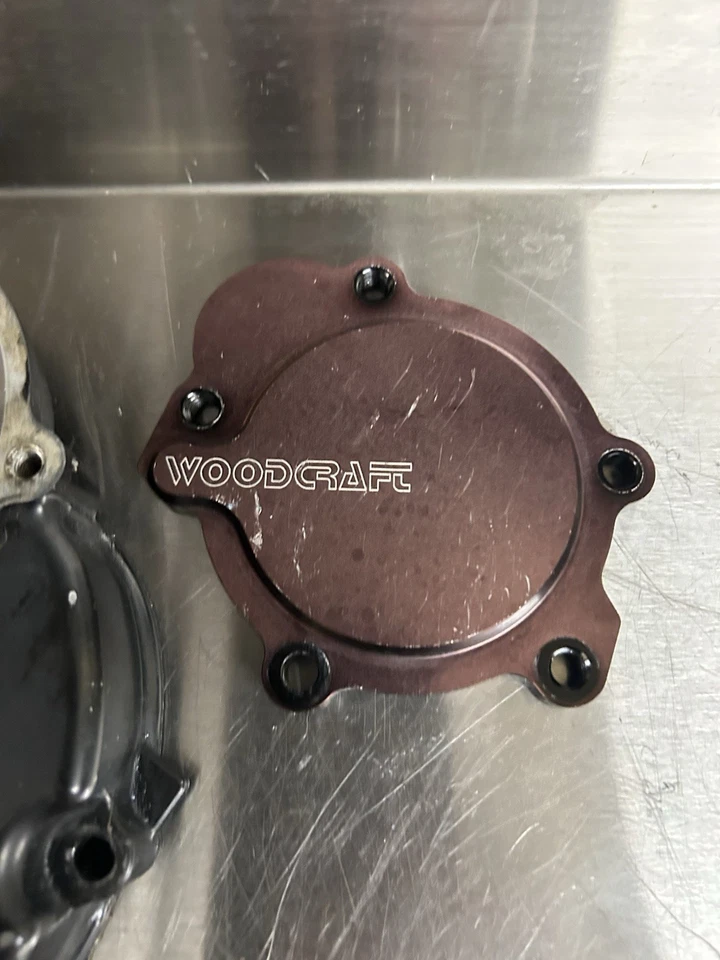 Kawasaki Ninja ZX10R ZX10 2006-2007 cubierta de arranque cubierta de cárter Woodcraft Foto 3 de 4