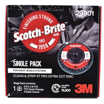 Scotch-Brite 7100176126 4-1/2'' Dia. Green 100 Grit Extra Coarse Aluminum Oxide