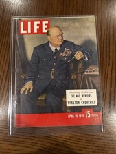 Life Magazine April 19, 1948 War Memoirs of Winston Churchill Hard Plastic Cover