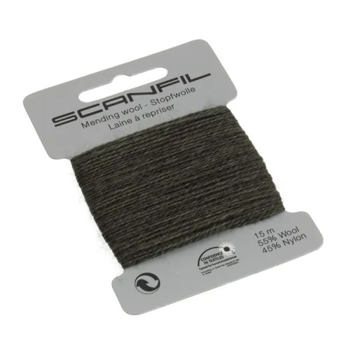 Scanfil Mending Darning Wool Thread - Forest Green (15m) 55% Wool