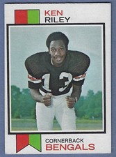 1973 Topps Football #171 Ken Riley Rookie Card Bengals Ex+/ExMt HOF. rookie card picture
