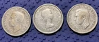 Lot of Three (3) Canadian .800 Silver Quarters - Circulated