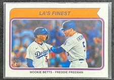 2023 Topps Heritage High Number Betts Freeman LA's Finest Dodgers #CC-3