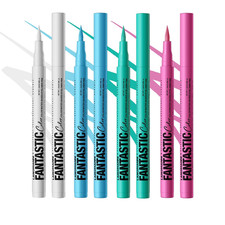 4 Colors Matte Liquid Eyeliner Set, Neon Colorful Pigmented with Long-Lasting, S