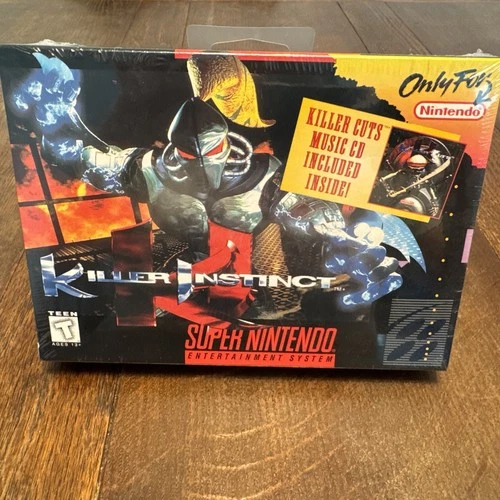 Killer Instinct SNES Brand New Factory Sealed Box In Plastic